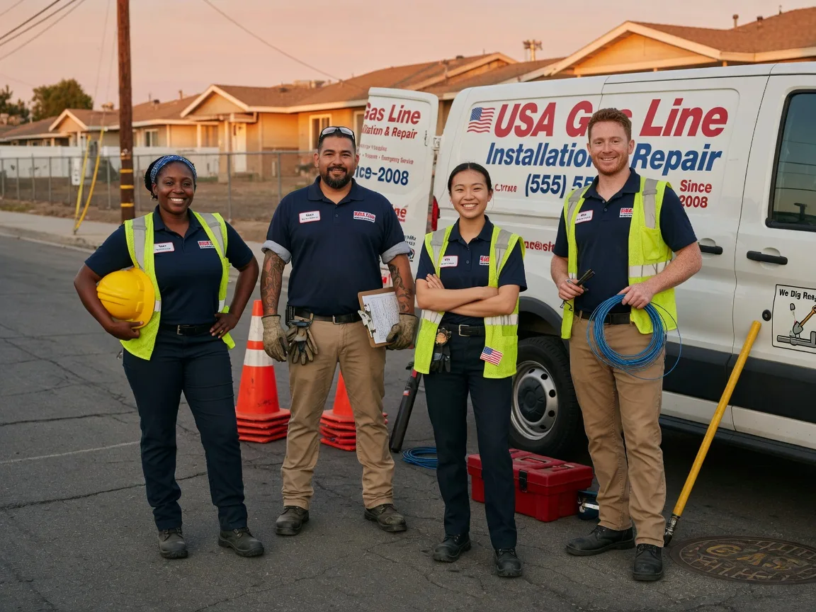 Gas Line Installation company in Valmora, NM